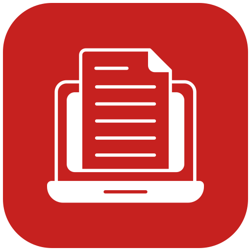 Rent agreement draft icon