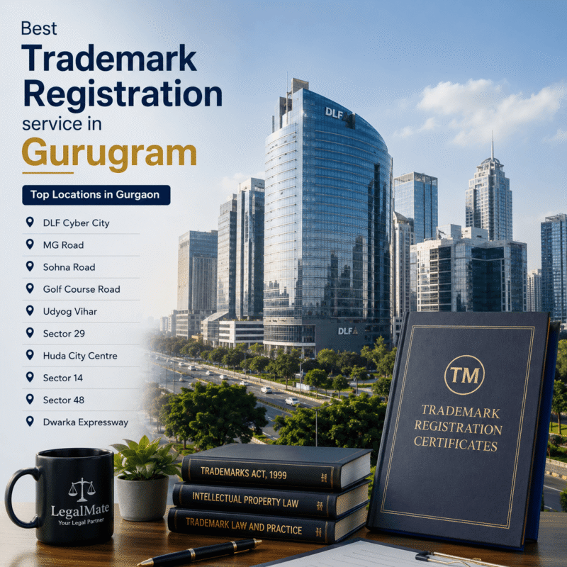 Trademark Registration service in Gurugram's Top Areas​